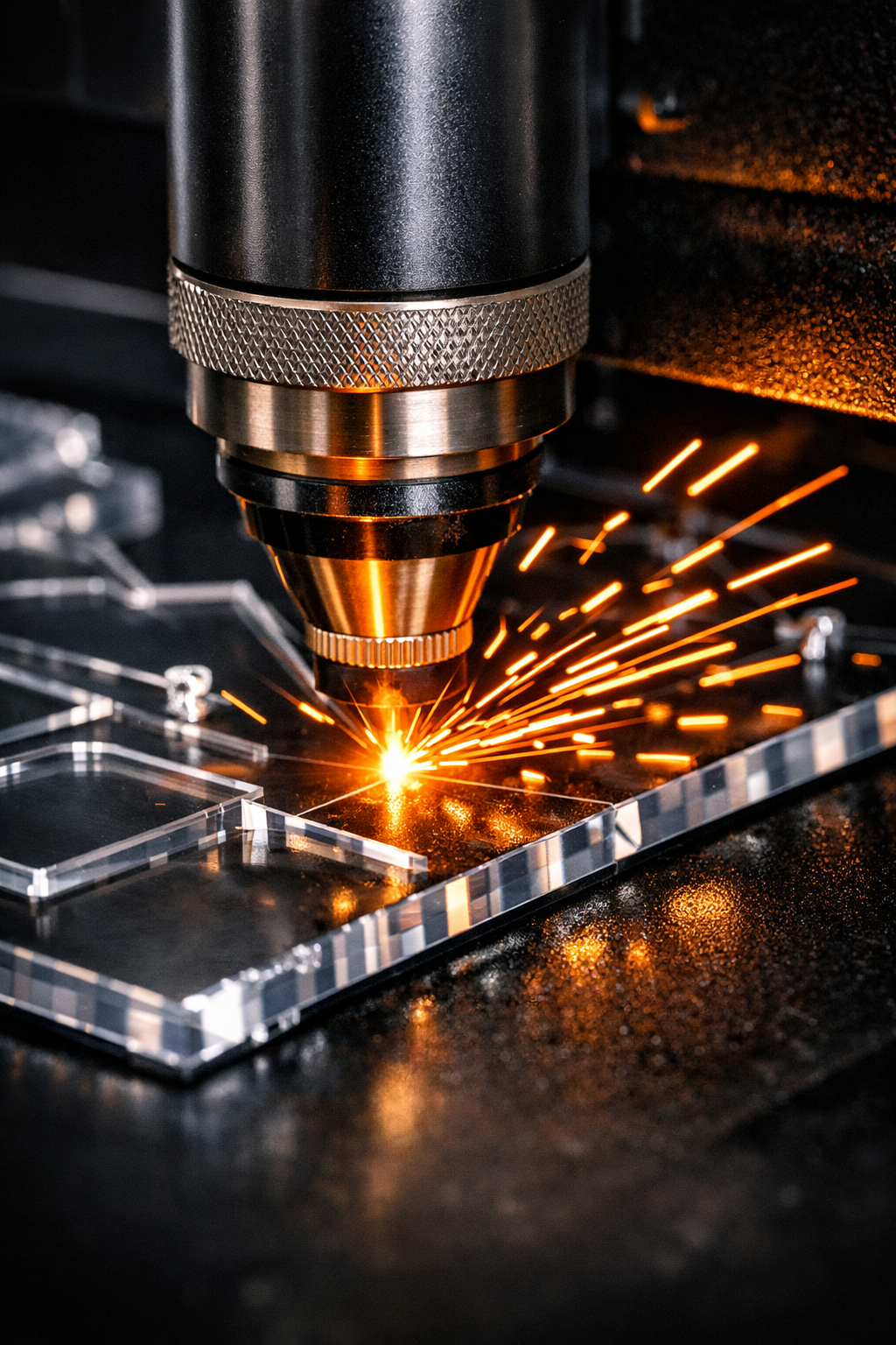 Corte a laser em acrílico