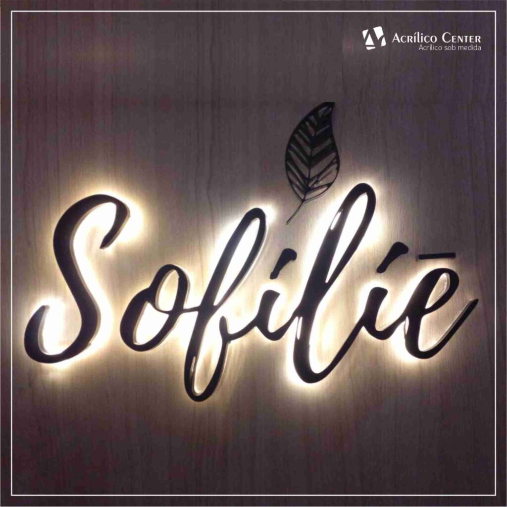 logo acrilico sofilie 1